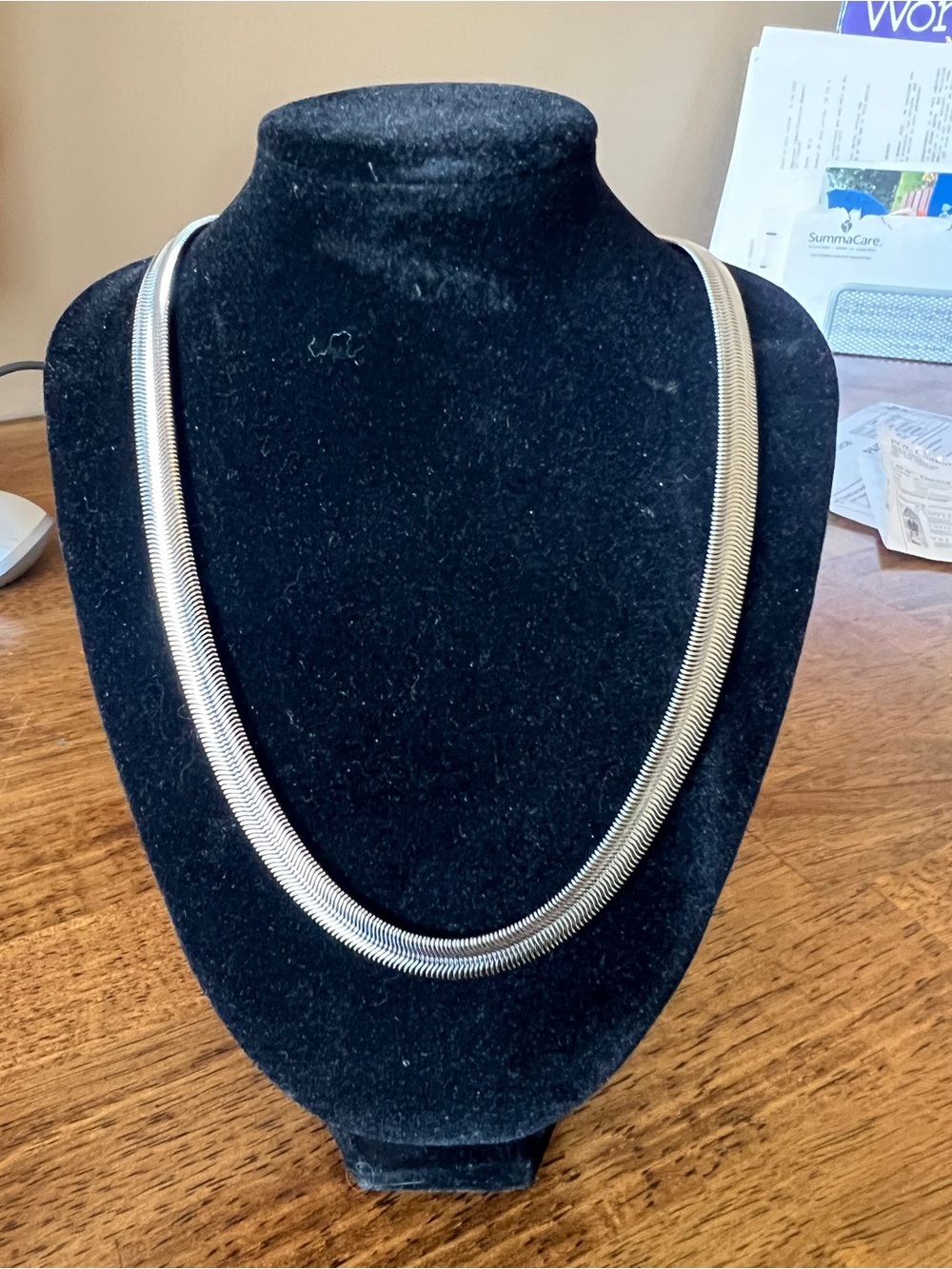 Tarnish Free Herringbone Silver